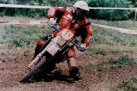 Thierry SANZEY au Championnat du Monde d'Enduro 500 en 1994